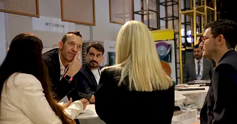 karim-rashid-unicera-NTV-gece-gunduz-verde-stone-gallery